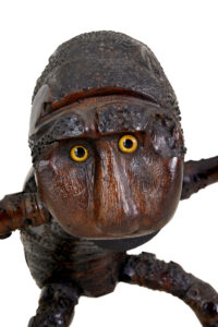 20th Century Carved Mango Wood Novelty Dinner Gong — thumbnail 6