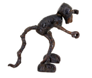 20th Century Carved Mango Wood Novelty Dinner Gong — thumbnail 7