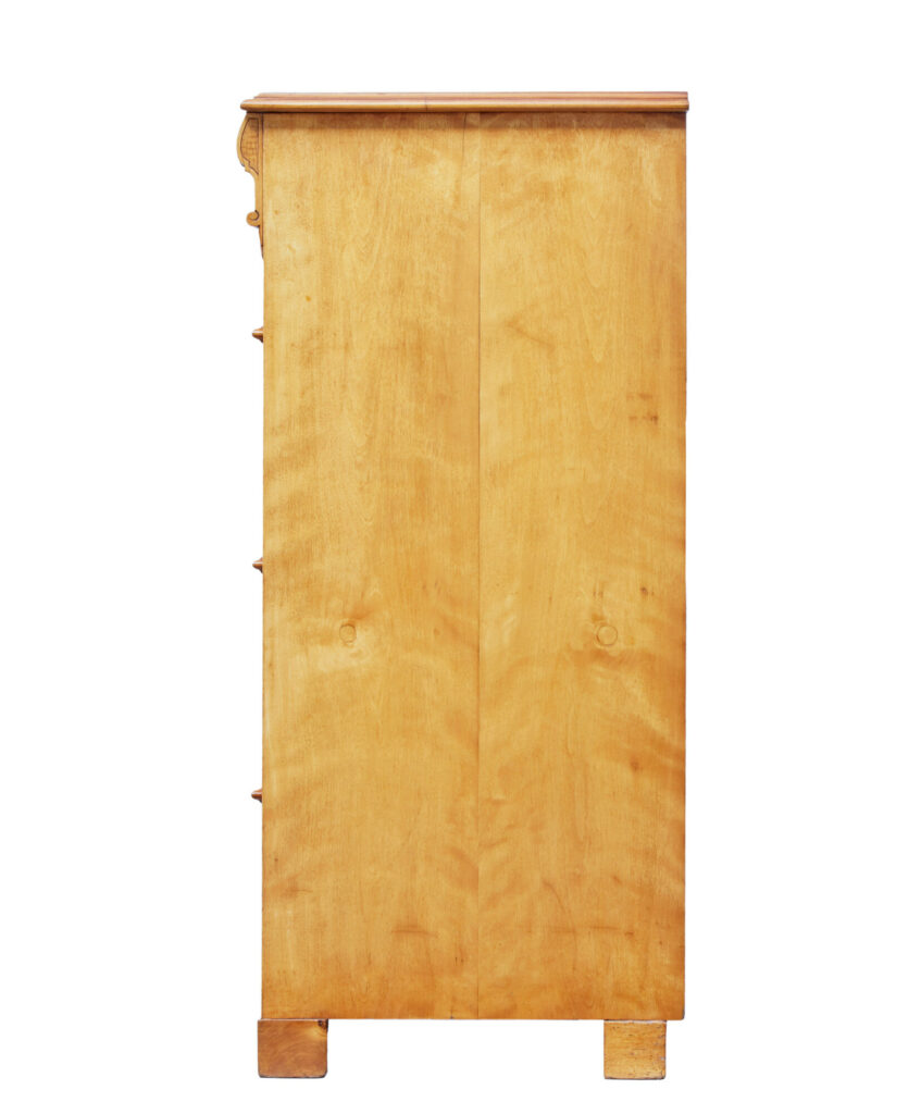 19th Century Swedish Birch Root Chest of Drawers — image 4
