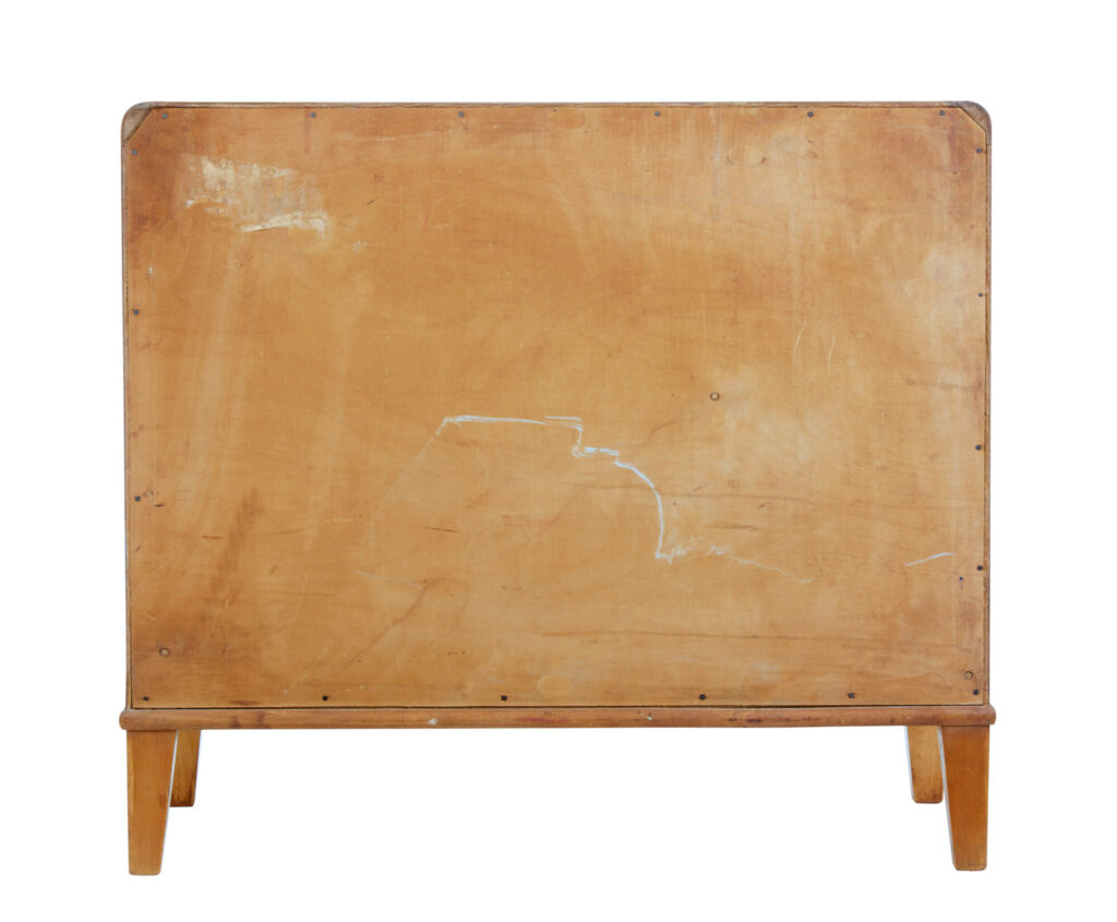 Mid 20th Century Scandinavian Birch Chest of Drawers — image 5