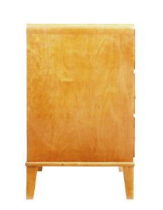 Mid 20th Century Scandinavian Birch Chest of Drawers — thumbnail 4