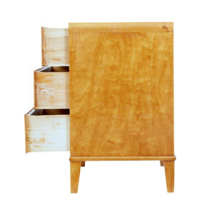Mid 20th Century Scandinavian Birch Chest of Drawers — thumbnail 6