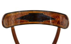 Eclectic 19th Century Carved Walnut Desk and Chair — thumbnail 12