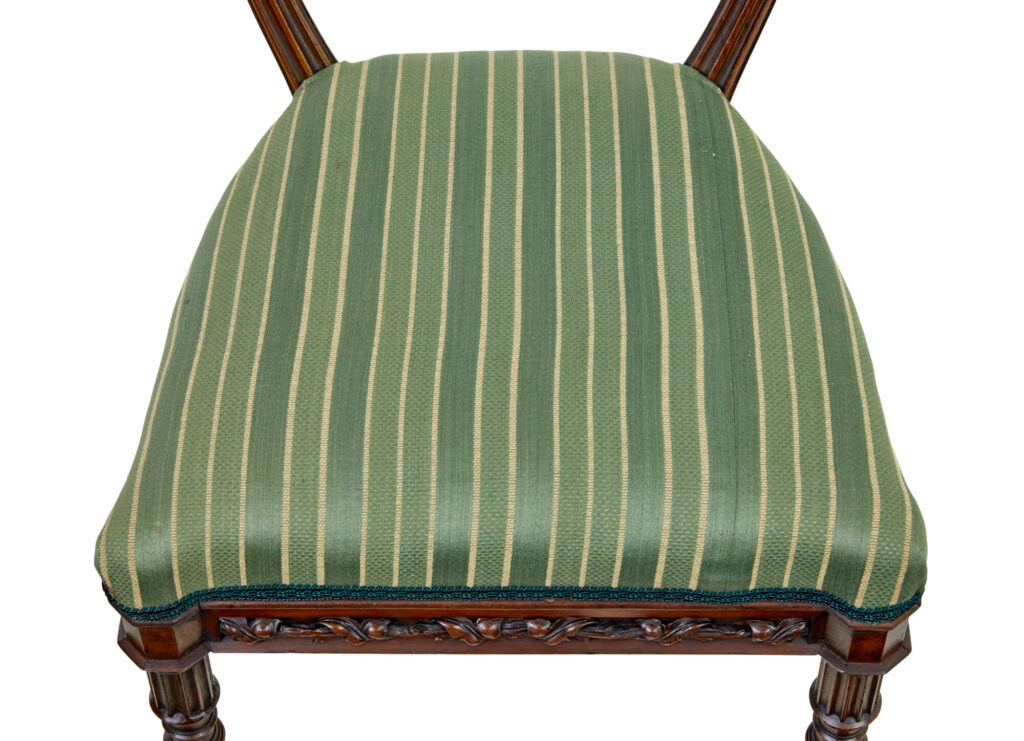 Eclectic 19th Century Carved Walnut Desk and Chair — image 13