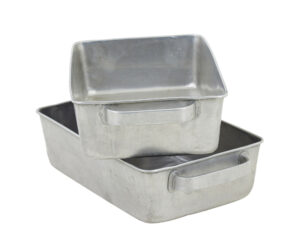 Pair of 1920’s Large Scandinvian Stainless Steel Trays — thumbnail 5