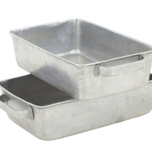 PAIR OF 1920’s LARGE SCANDINVIAN STAINLESS STEEL TRAYS