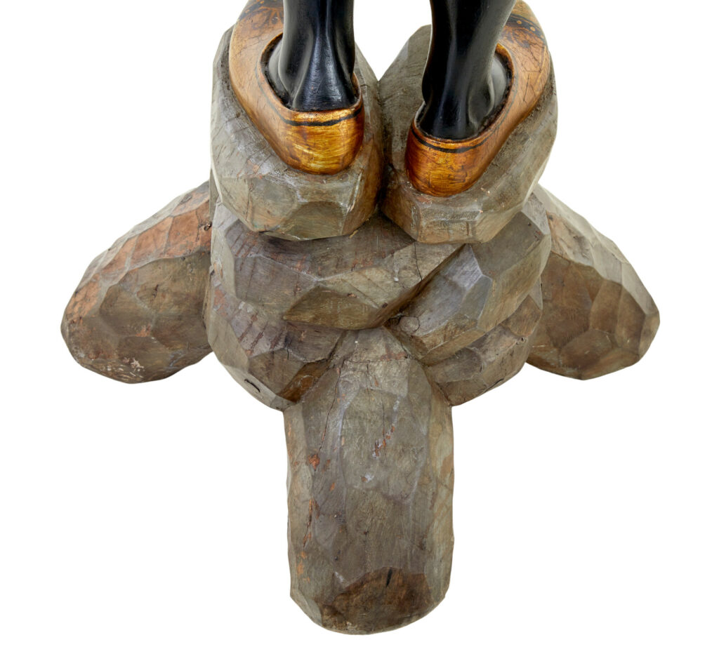 Pair of Large Decorative Carved Blackamoor Figures — image 2