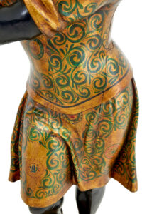 Pair of Large Decorative Carved Blackamoor Figures — thumbnail 5