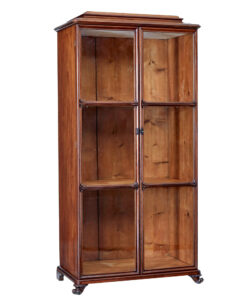 Danish Mid 19th Century Mahogany Glazed Display Cabinet — thumbnail 1