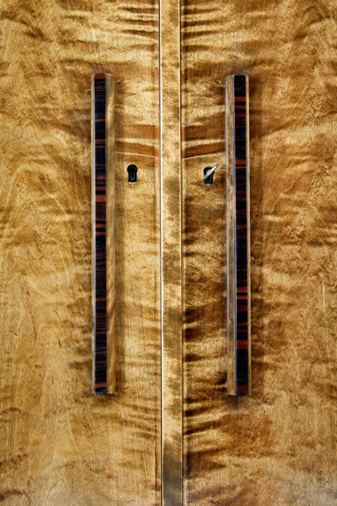Swedish Art Deco Burr Birch Cabinet — image 4
