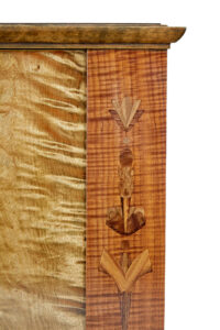 Swedish Art Deco Burr Birch Cabinet — thumbnail 5