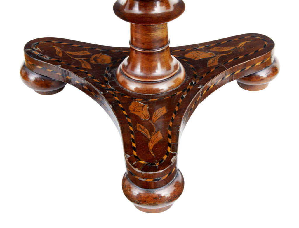 19th Century Dutch Marquetry Wine Cooler Ice Bucket — image 4