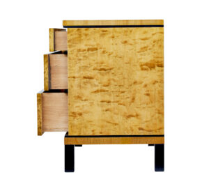 Mid Century Scandinavian Birch Chest of Drawers — thumbnail 7