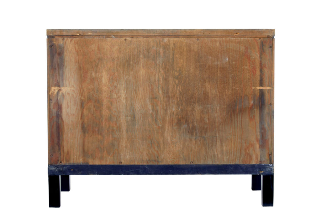 Mid Century Scandinavian Birch Chest of Drawers — image 5