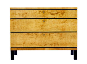 Mid Century Scandinavian Birch Chest of Drawers — thumbnail 1