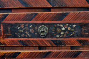 Large Hand Painted 19th Century Chest of Drawers — thumbnail 6