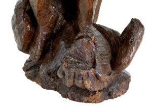 17th Century Carved Limewood Figure of St Michael — thumbnail 2