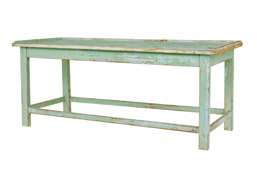 Swedish 19th Century Painted Baking Table
