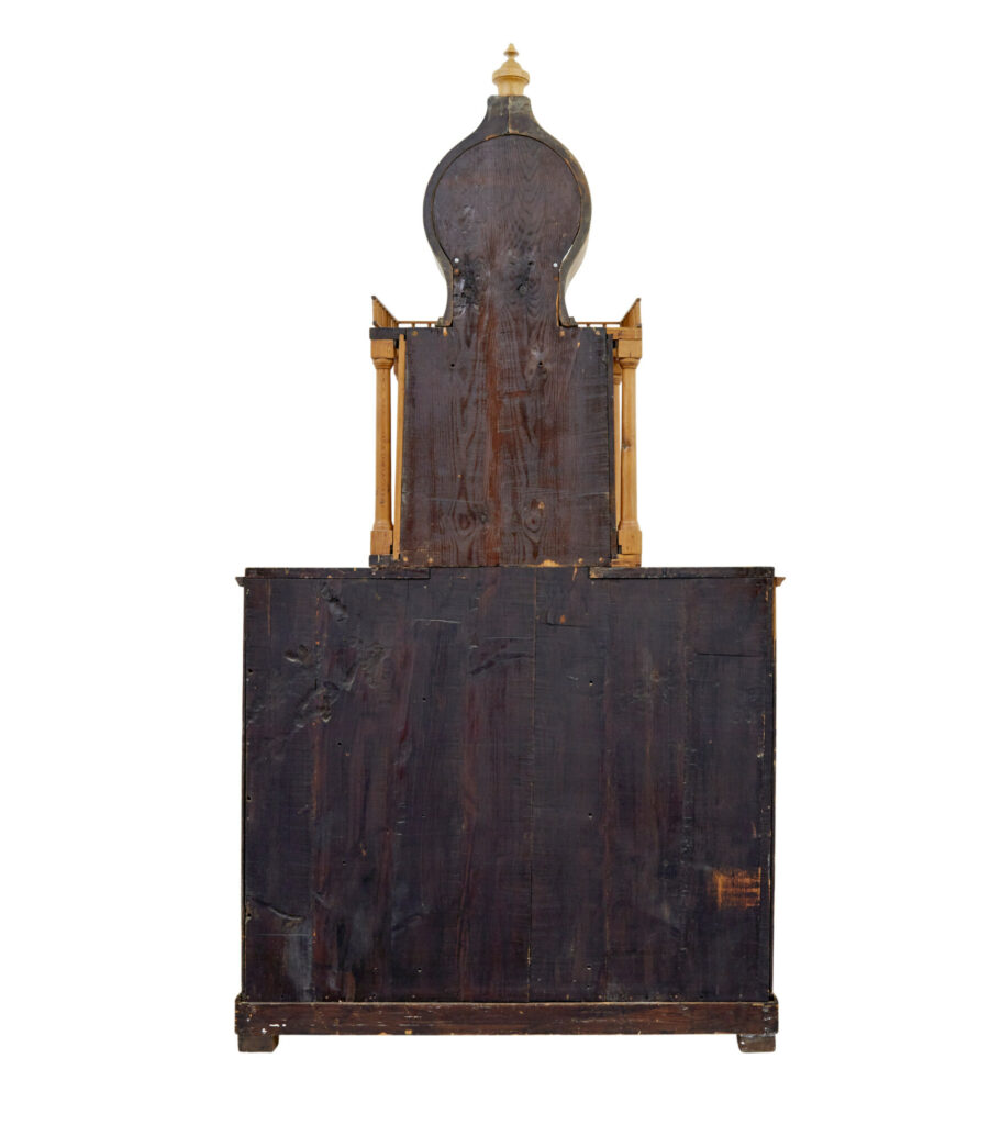 19th Century Swedish Pine Kitchen Clock Cupboard — image 8
