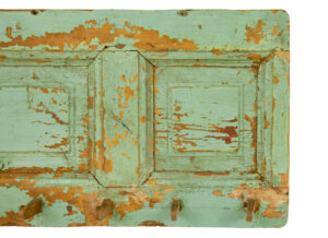 Large Swedish Coat Rack Painted Panel — thumbnail 4