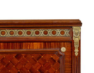 Pair of 19th Century French Empire Mahogany and Walnut Beds — thumbnail 5