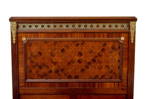 Pair of 19th Century French Empire Mahogany and Walnut Beds — thumbnail 9