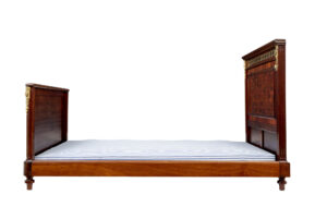 Pair of 19th Century French Empire Mahogany and Walnut Beds — thumbnail 8