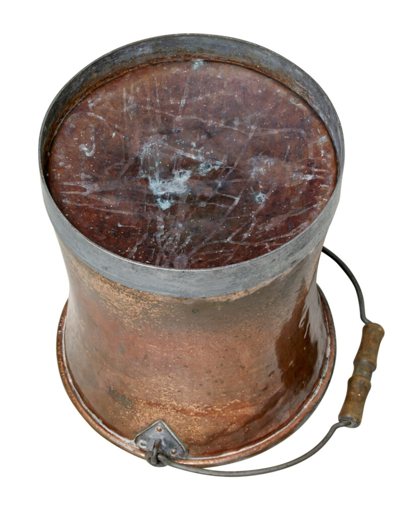Late 19th Century Arts and Crafts Copper Bucket — image 2
