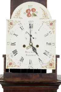 Georgian Early 19th Century Oak Long Case Clock — thumbnail 5