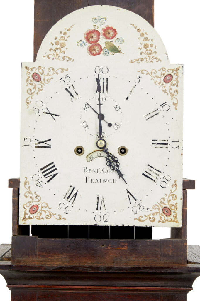 Georgian Early 19th Century Oak Long Case Clock — image 5