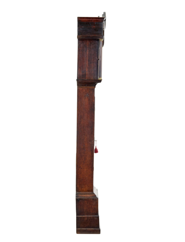 Georgian Early 19th Century Oak Long Case Clock — image 7