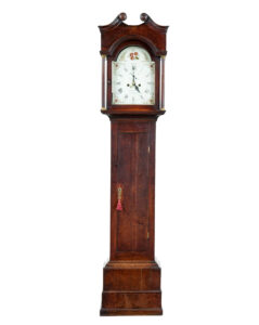 Georgian Early 19th Century Oak Long Case Clock — thumbnail 1