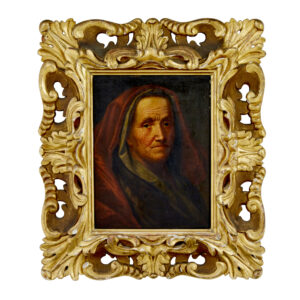 18TH CENTURY OIL ON BOARD OF LADY ATTRIBUTED TO BALTHASAR DENNER
