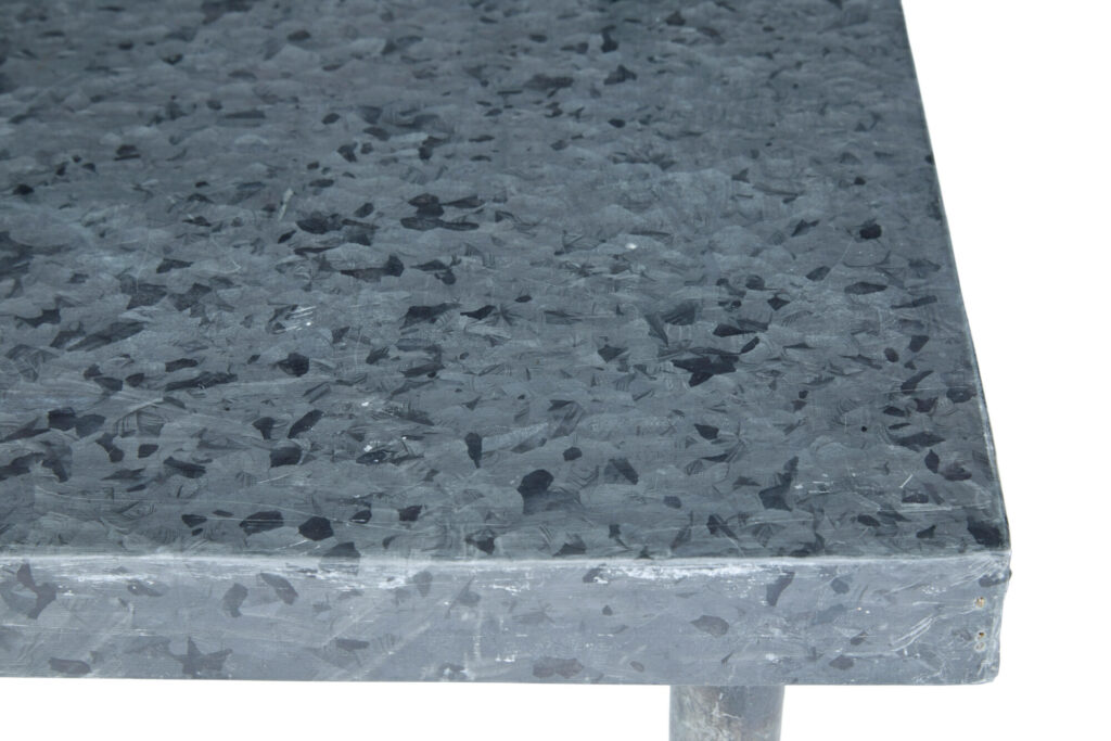 Early 20th Century Reclaimed Metal Industrial Table — image 2