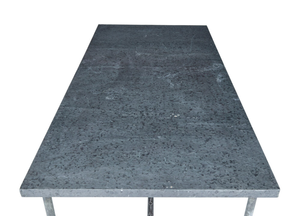 Early 20th Century Reclaimed Metal Industrial Table — image 4