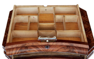 Danish 19th Century Flame Mahogany Side Table — thumbnail 4