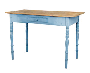 19TH CENTURY HAND PAINTED PINE OCCASIONAL TABLE