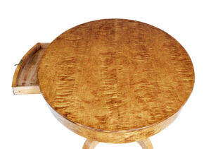 19th Century Birch Empire Oval Center Table — thumbnail 11