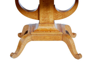 19th Century Birch Empire Oval Center Table — thumbnail 13
