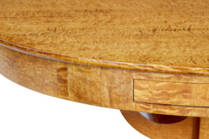 19th Century Birch Empire Oval Center Table — thumbnail 12