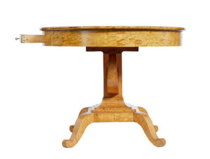 19th Century Birch Empire Oval Center Table — thumbnail 4