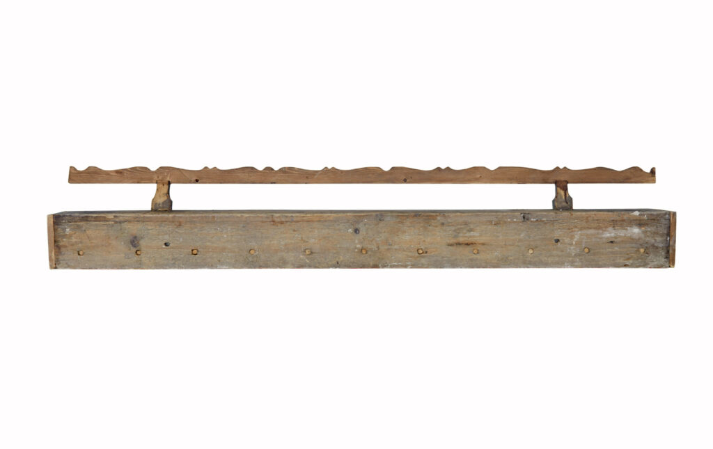Traditional 19th Century Painted Kitchen Rack — image 2