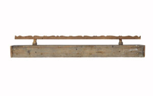 Traditional 19th Century Painted Kitchen Rack — thumbnail 2