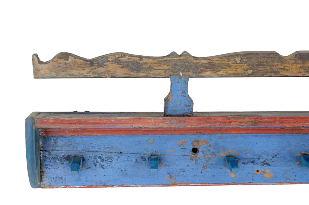 Traditional 19th Century Painted Kitchen Rack — image 4