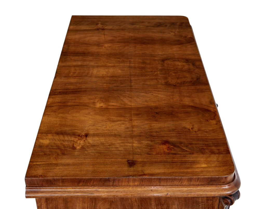 19th Century Burr Walnut Chest of Drawers — image 7