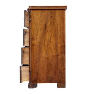 19th Century Burr Walnut Chest of Drawers — thumbnail 4