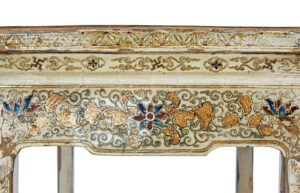 Early 20th Century Nest of 4 Lacquered and Decorated Tables — thumbnail 8
