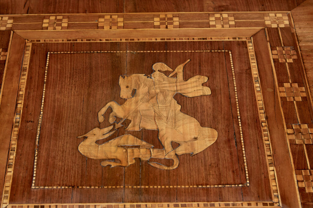 Late 19th Century Italian Walnut Sorrento Occasional Table — image 4