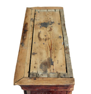 Swedish Early 19th Century Painted Pine Wall Cupboard — thumbnail 3