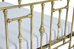American 19th Century Ornate Brass Double Bed — thumbnail 13